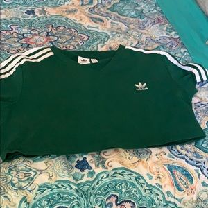Adidas cropped tee shirt